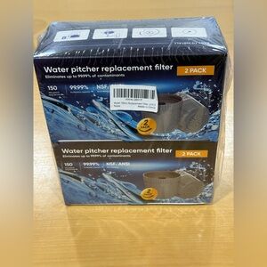 Nispira Water Pitcher Filter Replacement For Epic Nano Pitcher 150 Gal. 4 Pack